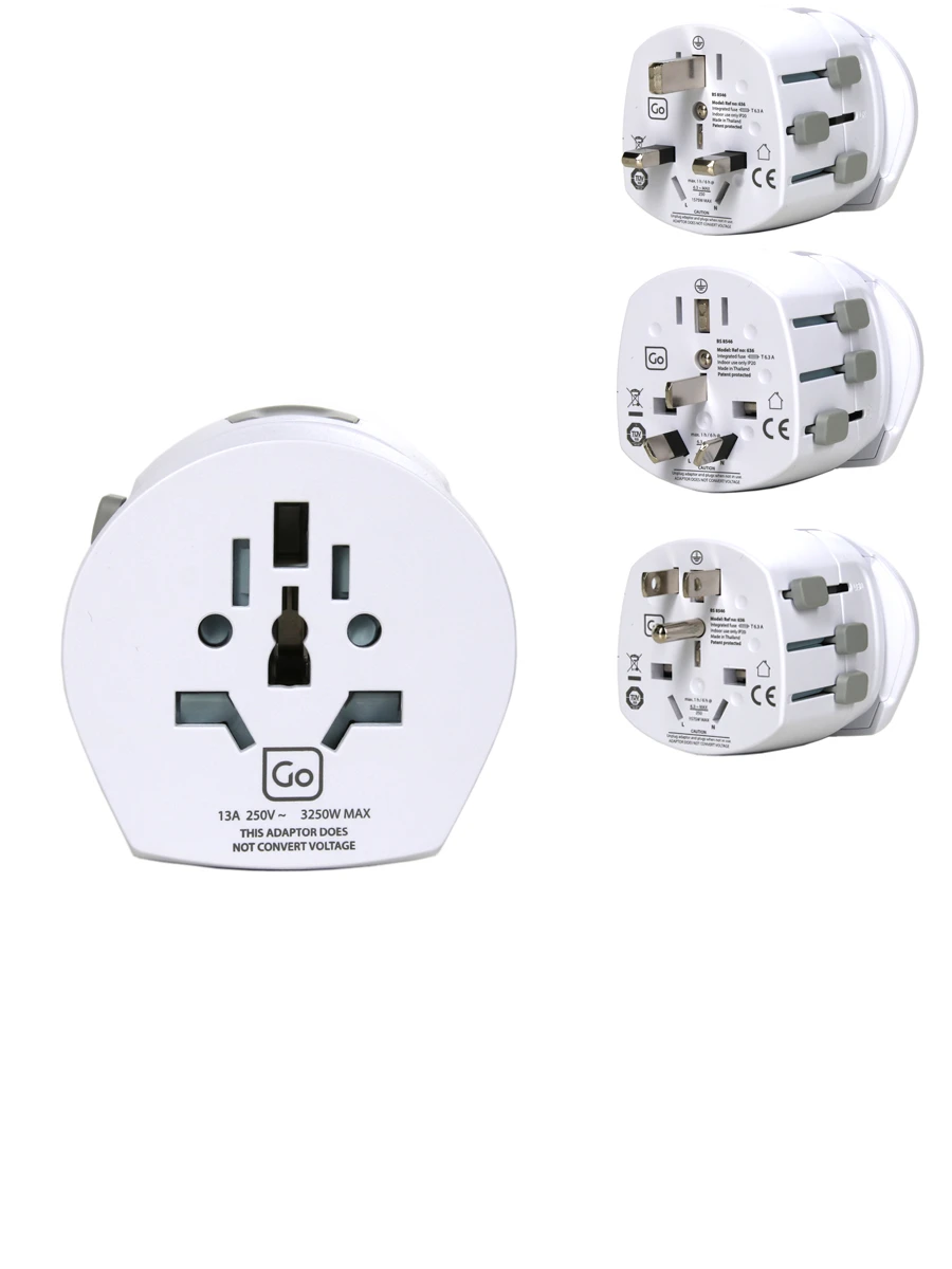Adaptateur Coulissant Go Travel Electrique Universel 3 Adaptateur Coulissant Go Travel Electrique Universel