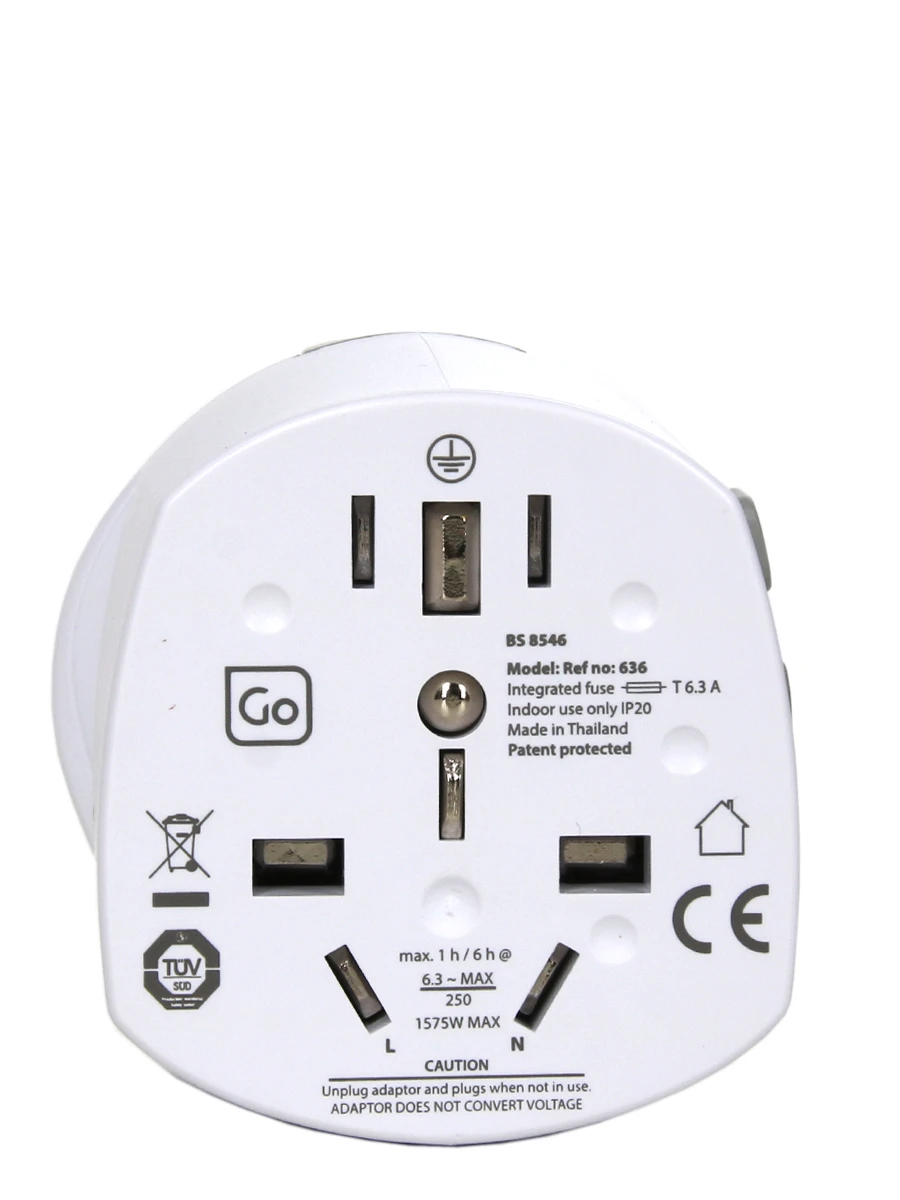 Adaptateur Coulissant Go Travel Electrique Universel 4 Adaptateur Coulissant Go Travel Electrique Universel – Image 2