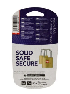 Set De 2 Cadenas à Clé TSA Go Travel Sécurité -Sac et Style Boutique cadenas go travel 489225z