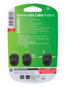 Cadenas à Câble Go Travel Sécurité -Sac et Style Boutique cadenas go travel 845667z