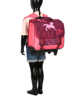 Cartable à Roulettes Cybel Au Galop 38 Cm -Sac et Style Boutique cartables scolaires dessins animes 783243z
