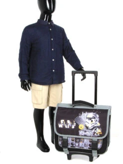 Disney Cartable à Roulettes Star Wars Stormtrooper 38 Cm -Sac et Style Boutique cartables scolaires disney 783210z