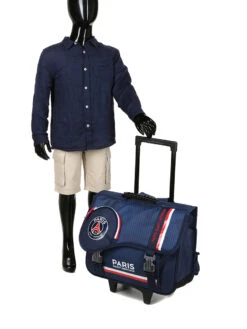 Cartable à Roulettes PSG 41 Cm -Sac et Style Boutique cartables scolaires football 871571z