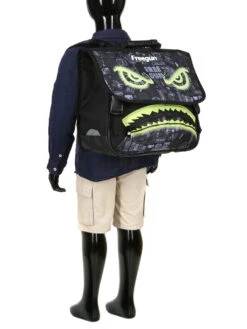 Cartable Freegun Monster Fluo 38 Cm -Sac et Style Boutique cartables scolaires freegun 865272z