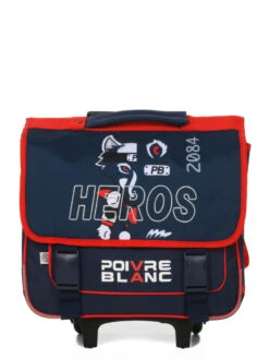 Cartable à Roulettes Poivre Blanc Boy Fox Hero 38 Cm -Sac et Style Boutique cartables scolaires poivre blanc 696287z