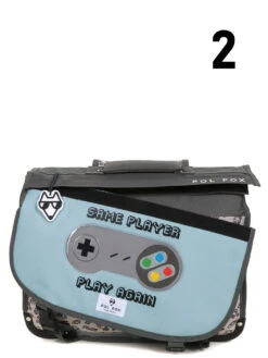 Cartable Réversible Pol Fox Gamer 41 Cm -Sac et Style Boutique cartables scolaires pol fox 840870z