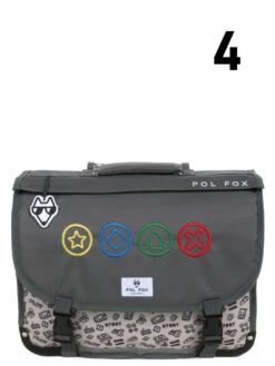 Cartable Réversible Pol Fox Gamer 41 Cm -Sac et Style Boutique cartables scolaires pol fox 840874z