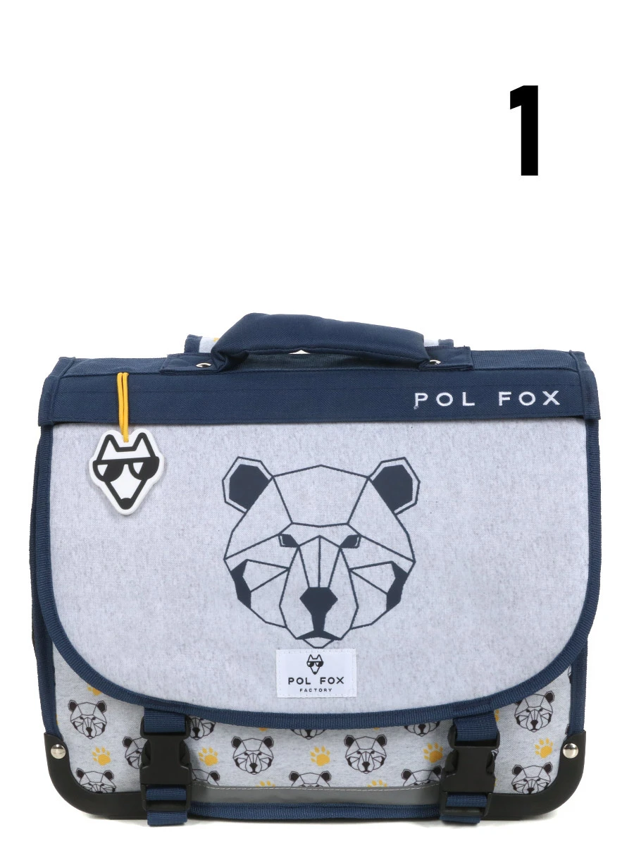 Cartable Réversible Pol Fox Bear 35 Cm 15 Cartable Réversible Pol Fox Bear 35 Cm – Image 13