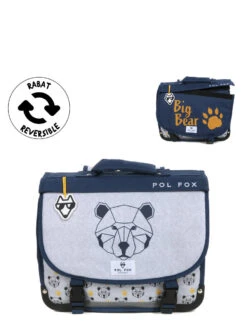 Cartable Réversible Pol Fox Bear 35 Cm 40 Cartable Réversible Pol Fox Bear 35 Cm -Sac et Style Boutique cartables scolaires pol fox 841588z