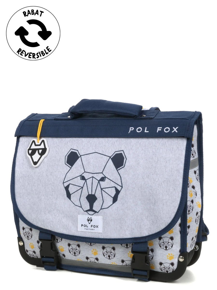 Cartable Réversible Pol Fox Bear 35 Cm 3 Cartable Réversible Pol Fox Bear 35 Cm