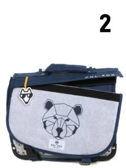 Cartable Réversible Pol Fox Bear 35 Cm 35 Cartable Réversible Pol Fox Bear 35 Cm -Sac et Style Boutique cartables scolaires pol fox 841599z