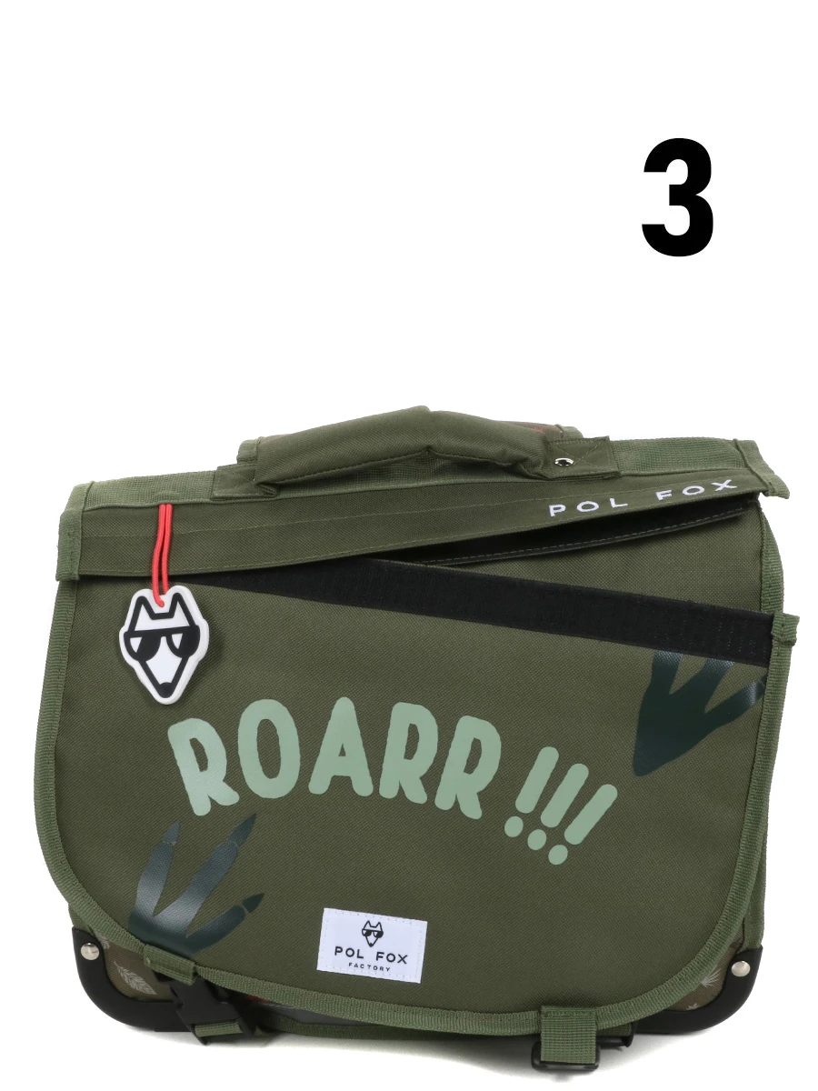 Cartable Réversible Pol Fox Dino Ride 35 Cm 17 Cartable Réversible Pol Fox Dino Ride 35 Cm – Image 15