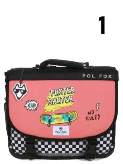 Cartable Réversible Pol Fox Skate 2 - 35 Cm -Sac et Style Boutique cartables scolaires pol fox 841679z