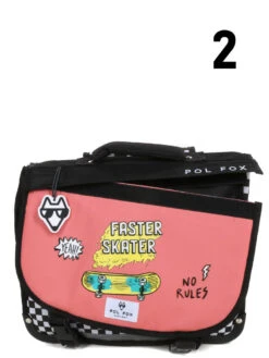 Cartable Réversible Pol Fox Skate 2 - 35 Cm -Sac et Style Boutique cartables scolaires pol fox 841691z