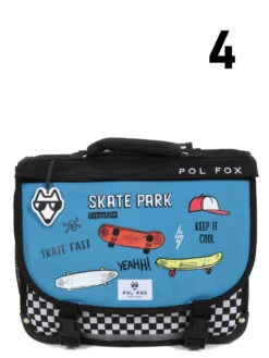 Cartable Réversible Pol Fox Skate 2 - 35 Cm -Sac et Style Boutique cartables scolaires pol fox 841695z