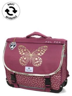 Cartable Réversible Pol Fox Butterfly 38 Cm