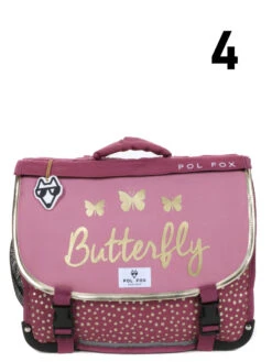 Cartable Réversible Pol Fox Butterfly 38 Cm -Sac et Style Boutique cartables scolaires pol fox 841764z