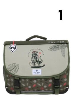 Cartable Réversible Pol Fox Dino Ride 38 Cm -Sac et Style Boutique cartables scolaires pol fox 841773z