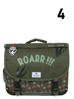Cartable Réversible Pol Fox Dino Ride 38 Cm -Sac et Style Boutique cartables scolaires pol fox 841787z