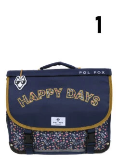 Cartable Réversible Pol Fox Happy Days 38 Cm -Sac et Style Boutique cartables scolaires pol fox 841817z