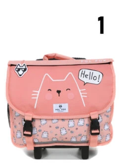 Cartable à Roulettes Réversible Pol Fox Hello 38 Cm 37 Cartable à Roulettes Réversible Pol Fox Hello 38 Cm -Sac et Style Boutique cartables scolaires pol fox 842254z
