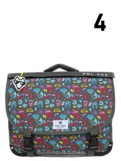 Cartable Réversible Pol Fox Rider 38 Cm -Sac et Style Boutique cartables scolaires pol fox 842693z