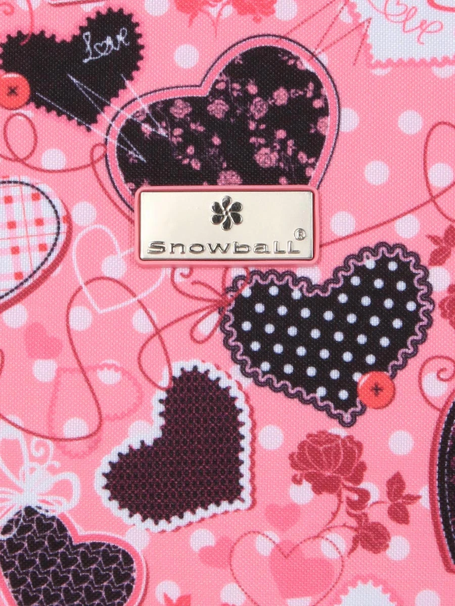 Cartable Snowball Romantique Coeur 38 Cm 6 Cartable Snowball Romantique Coeur 38 Cm – Image 4