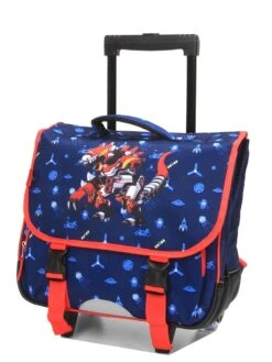 Cartable à Roulettes Snowball Kid Robot Dino 38 Cm
