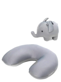 Coussin De Voyage Kikkerland Zip & Flip Éléphant