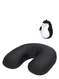 Coussin De Voyage Kikkerland Zip & Flip Pingouin