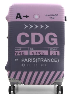 Housse De Valise Airtex To Paris CDG - M -Sac et Style Boutique housse valise airtex 490887z