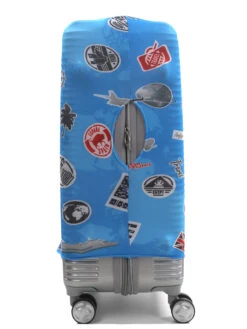 Housse De Valise Airtex Fantaisie Stickers - M -Sac et Style Boutique housse valise airtex 490953z