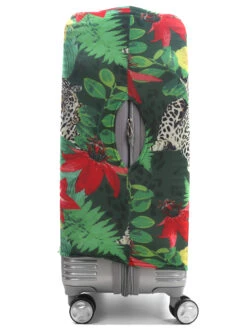 Housse De Valise Airtex Fantaisie Léopard - M -Sac et Style Boutique housse valise airtex 490978z