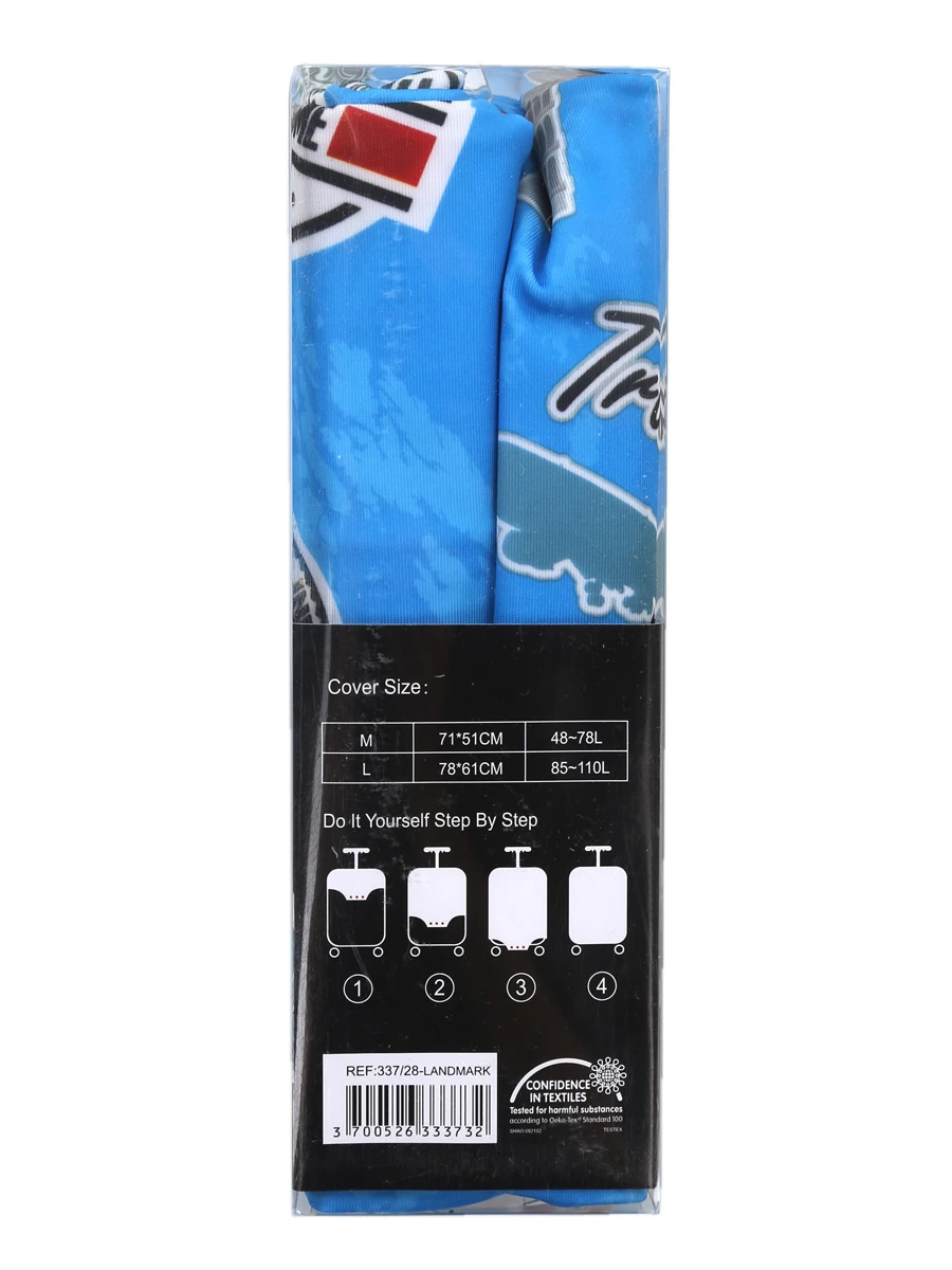 Housse De Valise Airtex Fantaisie Stickers - L 12 Housse De Valise Airtex Fantaisie Stickers - L – Image 10