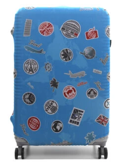 Housse De Valise Airtex Fantaisie Stickers - L 16 Housse De Valise Airtex Fantaisie Stickers - L -Sac et Style Boutique housse valise airtex 491311z