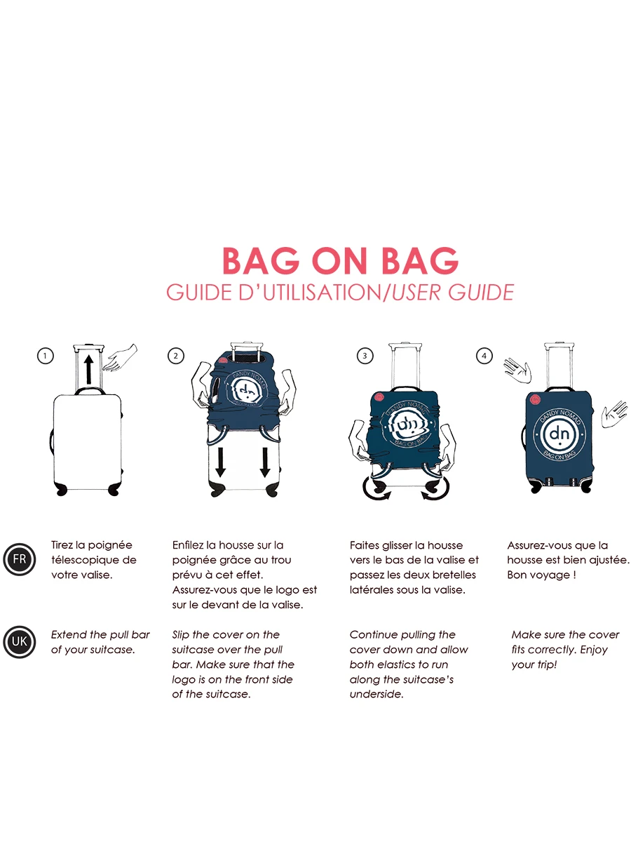 Housse De Valise Dandy Nomad Nanasi - M 14 Housse De Valise Dandy Nomad Nanasi - M – Image 12