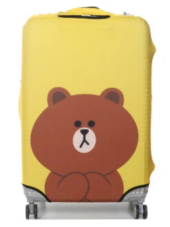 Housse De Valise Periea Yellow Teddy L -Sac et Style Boutique housse valise periea 850812z