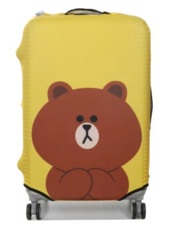 Housse De Valise Periea Yellow Teddy M -Sac et Style Boutique housse valise periea 850822z