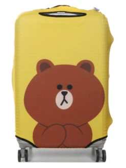 Housse De Valise Periea Yellow Teddy M -Sac et Style Boutique housse valise periea 850824z