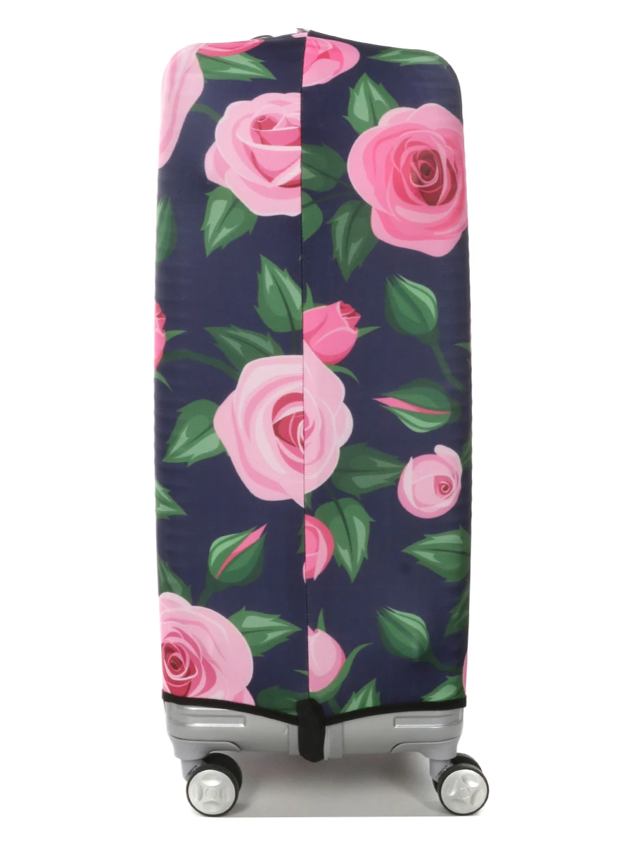 Housse De Valise Periea Purple With Pink Roses L 8 Housse De Valise Periea Purple With Pink Roses L – Image 6
