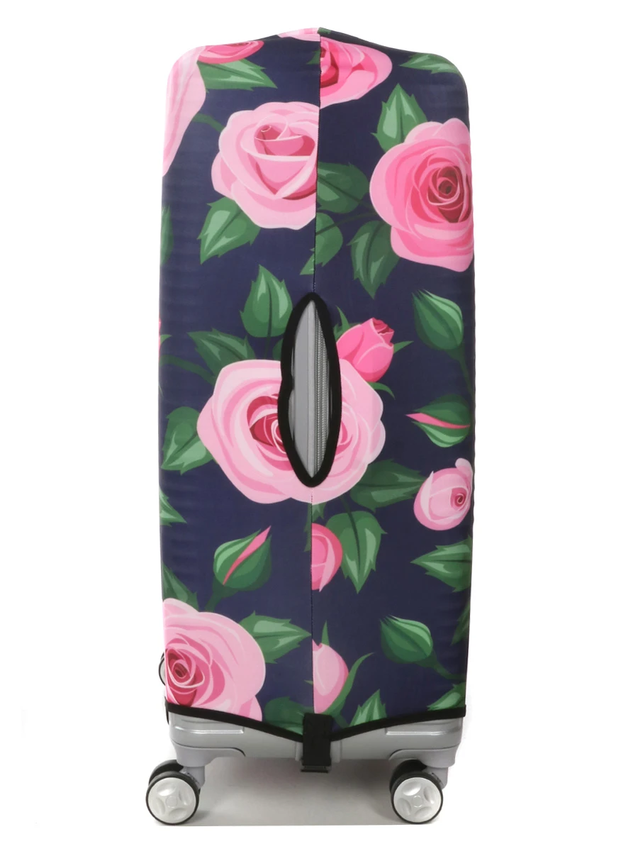Housse De Valise Periea Purple With Pink Roses L 7 Housse De Valise Periea Purple With Pink Roses L – Image 5