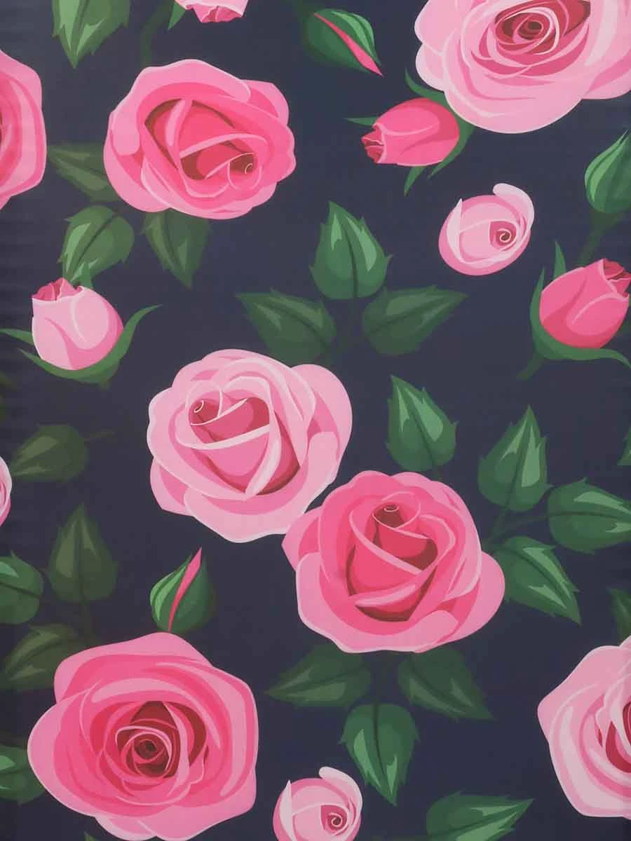 Housse De Valise Periea Purple With Pink Roses M 14 Housse De Valise Periea Purple With Pink Roses M – Image 12