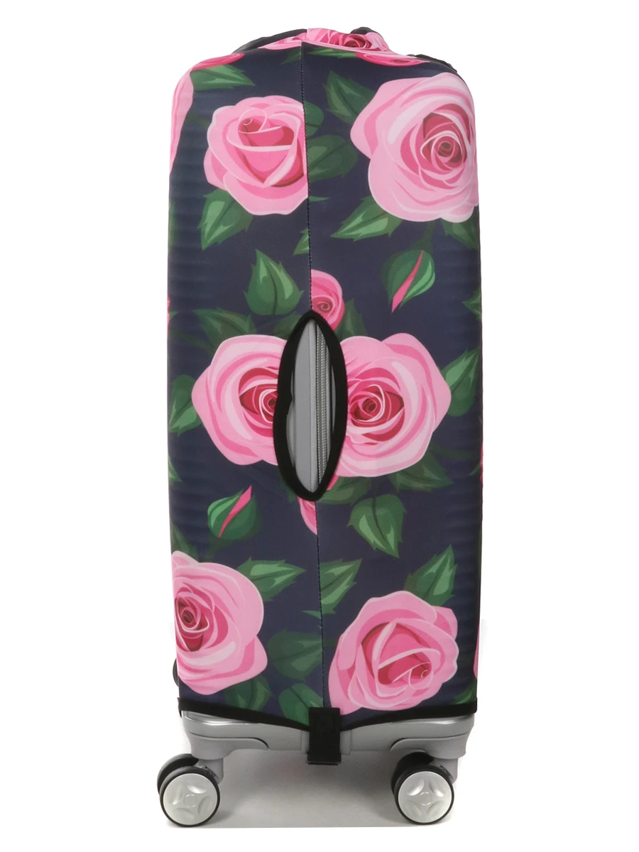 Housse De Valise Periea Purple With Pink Roses M 7 Housse De Valise Periea Purple With Pink Roses M – Image 5