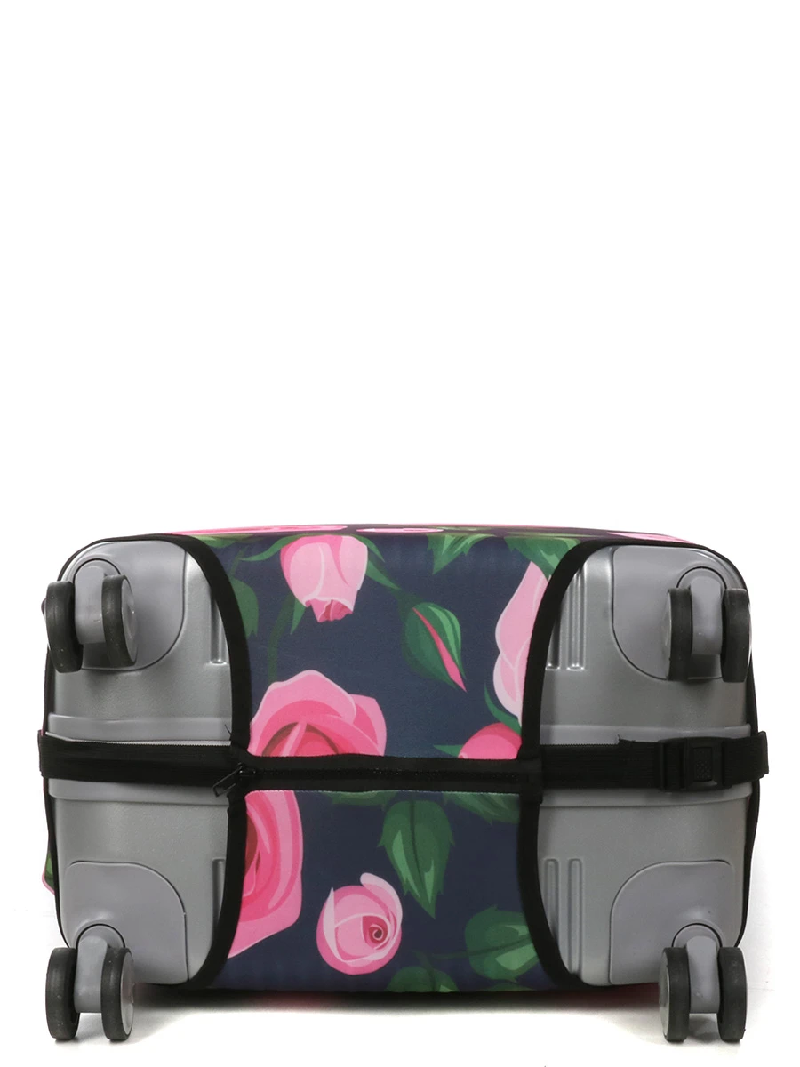 Housse De Valise Periea Purple With Pink Roses M 11 Housse De Valise Periea Purple With Pink Roses M – Image 9