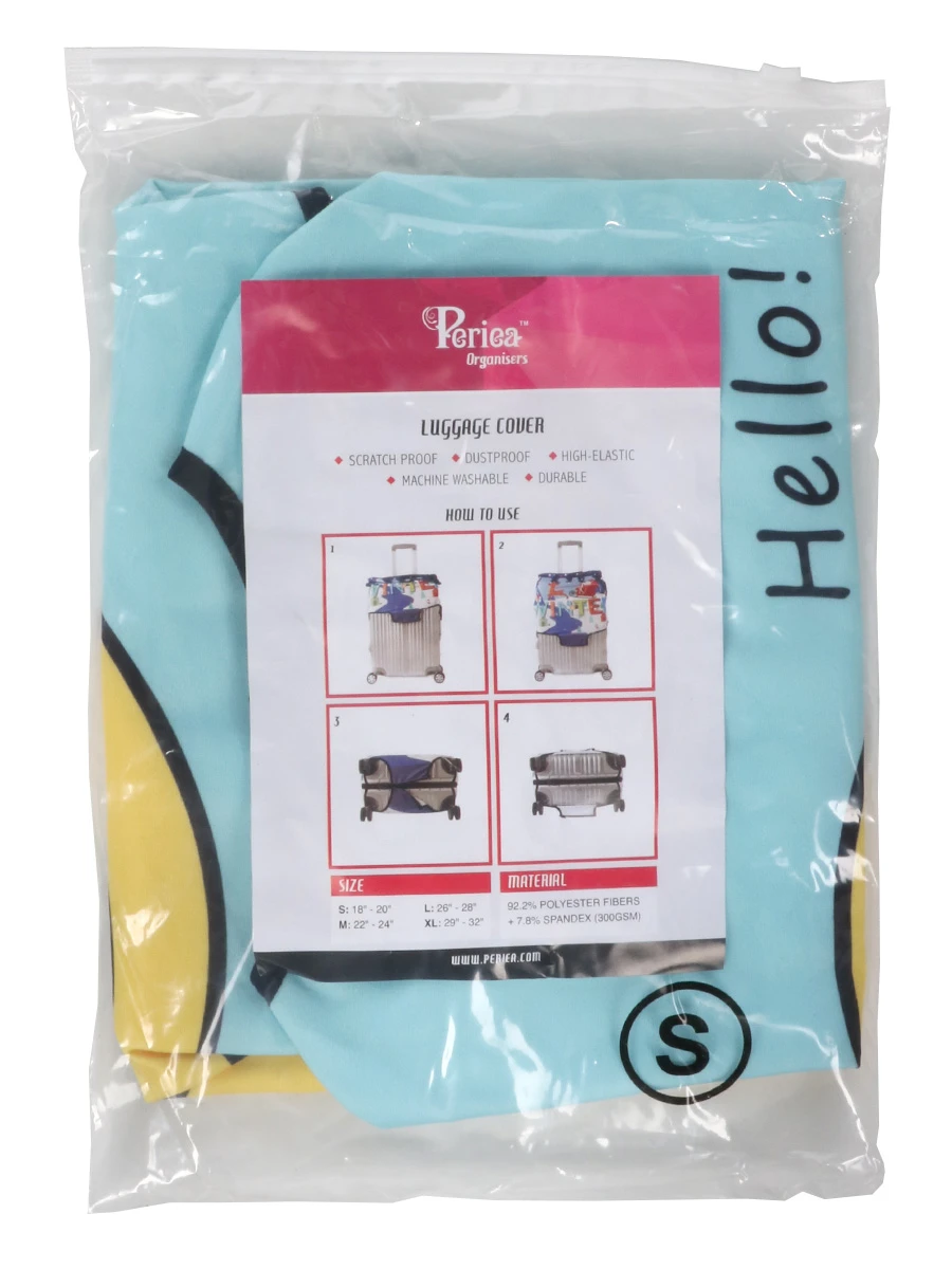 Housse De Valise Periea Smiley Face S 12 Housse De Valise Periea Smiley Face S – Image 10