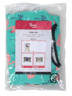 Housse De Valise Periea Green With Pink Flamingos S -Sac et Style Boutique housse valise periea 850924z