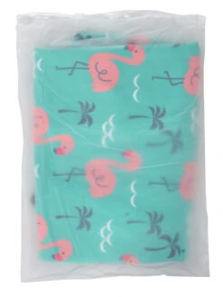 Housse De Valise Periea Green With Pink Flamingos S -Sac et Style Boutique housse valise periea 850925z