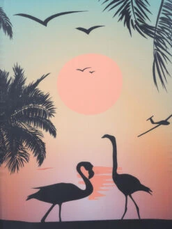 Housse De Valise Periea Sunset Flamingos L -Sac et Style Boutique housse valise periea 851000z