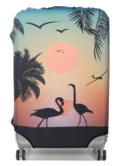 Housse De Valise Periea Sunset Flamingos L -Sac et Style Boutique housse valise periea 851002z