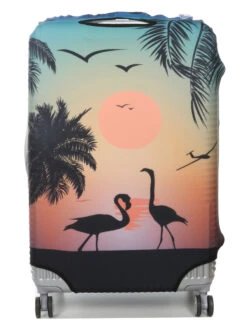 Housse De Valise Periea Sunset Flamingos L -Sac et Style Boutique housse valise periea 851004z